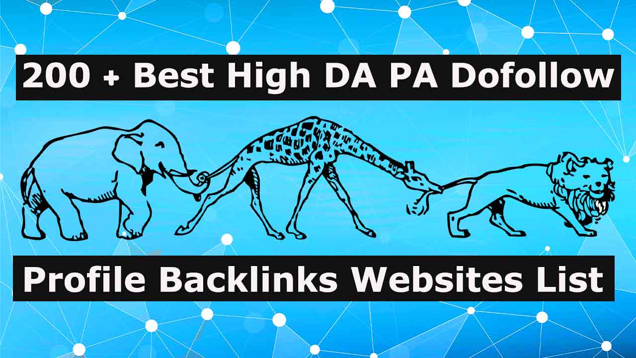 profile backlink sites